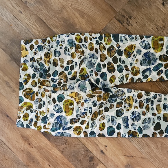 👖Sentimental Multicolor Patterned Pants - Picture 6 of 8